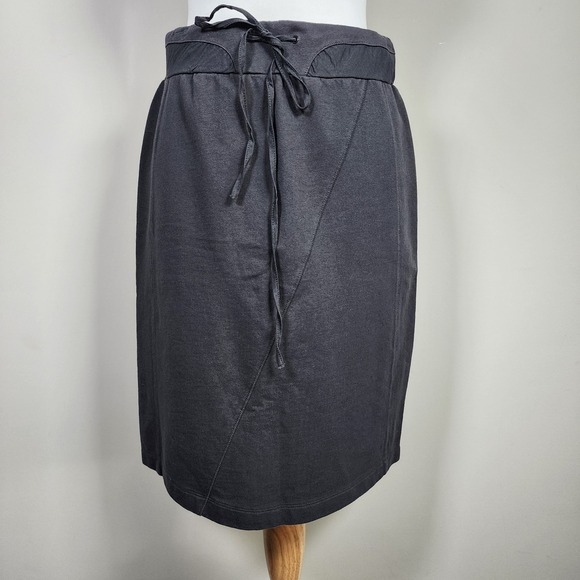 Sandwich Stretch Skirt Womens XS Pencil‎ Mini Charcoal Preppy Office Corporate - Picture 2 of 12